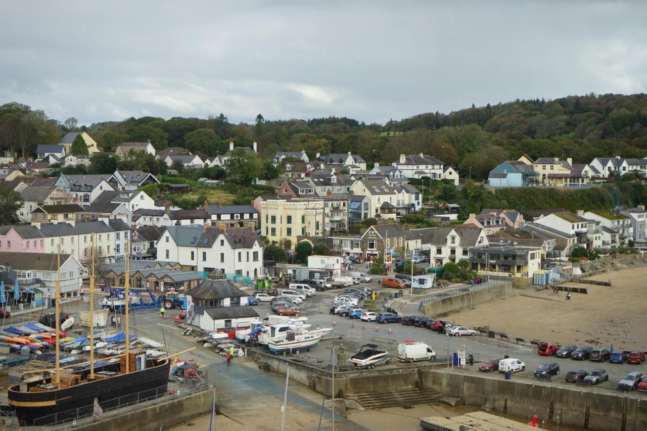 Beach House With Sea Views Over Saundersfoot Bay Ngoại thất bức ảnh